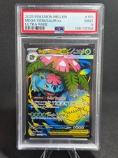 Pokemon Mega Evoluzione 2025 Mega Venusaur ex 155/132 Ultra Rara PSA 9 come nuova