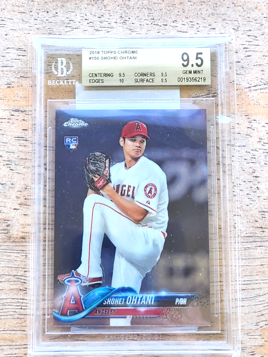 2018 Topps Chrome Shohei Ohtani Rookie #150 BGS 9.5+ | eBay