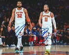 Karl-Anthony Towns & Jalen Brunson Autographed New York NY Knicks 8x10 Photo COA