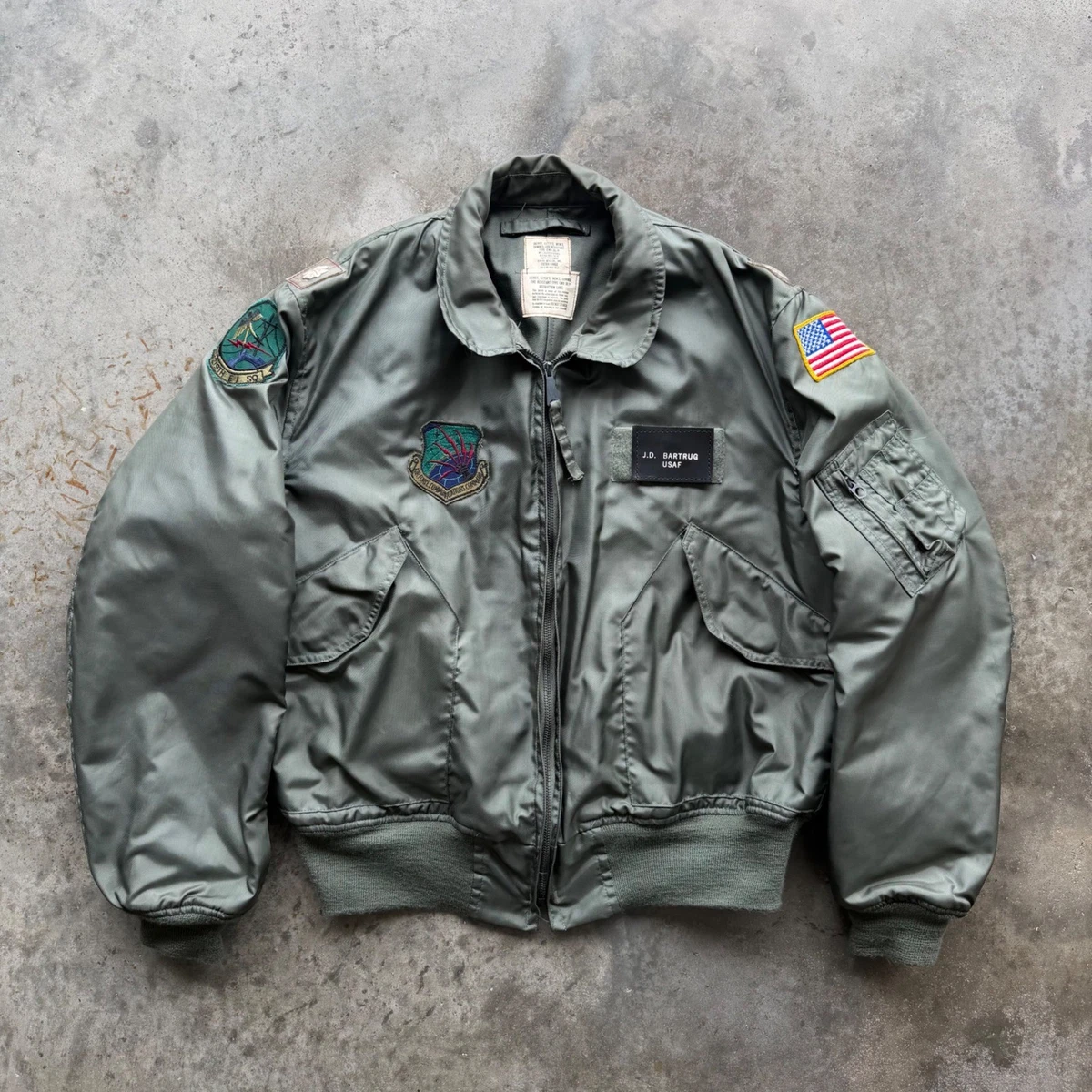 usaf flight jacket products for sale | eBay 超希少 vintage 米軍
