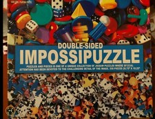 Impossipuzzle Playing Pieces  Jigsaw Puzzle 550 Pieces double sided