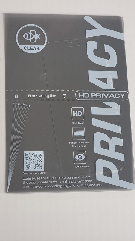 New iPhone 16 Pro Privacy Screen Protector