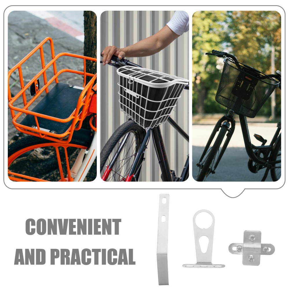  Bicycle Basket Stand Bike Mounting Bracket Holder Attachment Hardware