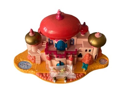 VINTAGE POLLY POCKET Jasmine s Royal Palace & 2 Figuren Disney Aladdin Bluebird