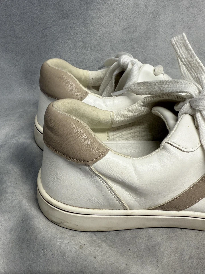 Zapatos MIA para mujer talla 9 blancos beige bajos informales con cordones QS190443 Foto 4 de 4