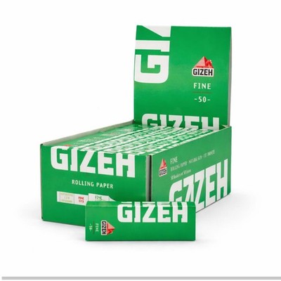 Cartine GIZEH Corte Fine Green Da 50 Libretti Zigarettenpapier