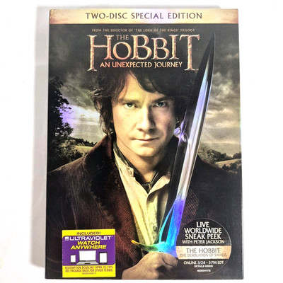 The Hobbit An Unexpected Journey DVD Movie Special Edition 2012 New