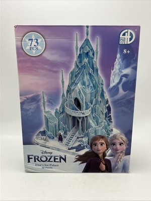 Disney Frozen 4D Cityscape- Elsa's Ice Palace 3D Puzzle: 73 Pcs - Ages 8+