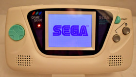 SEGA Game Gear Console - Recapped, IPS Screen, Glass lens, New shell