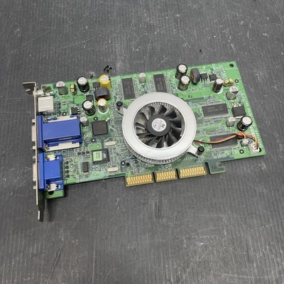 Medion MSI GeFORCE4 TI 4200 128MB AGP Grafikkarte Retro 2xVGA TV-OUT (G621)