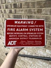 Vintage 1950s  Porcelain ADT Fire Alarms Advertising Sign No Smoking Gas Oil