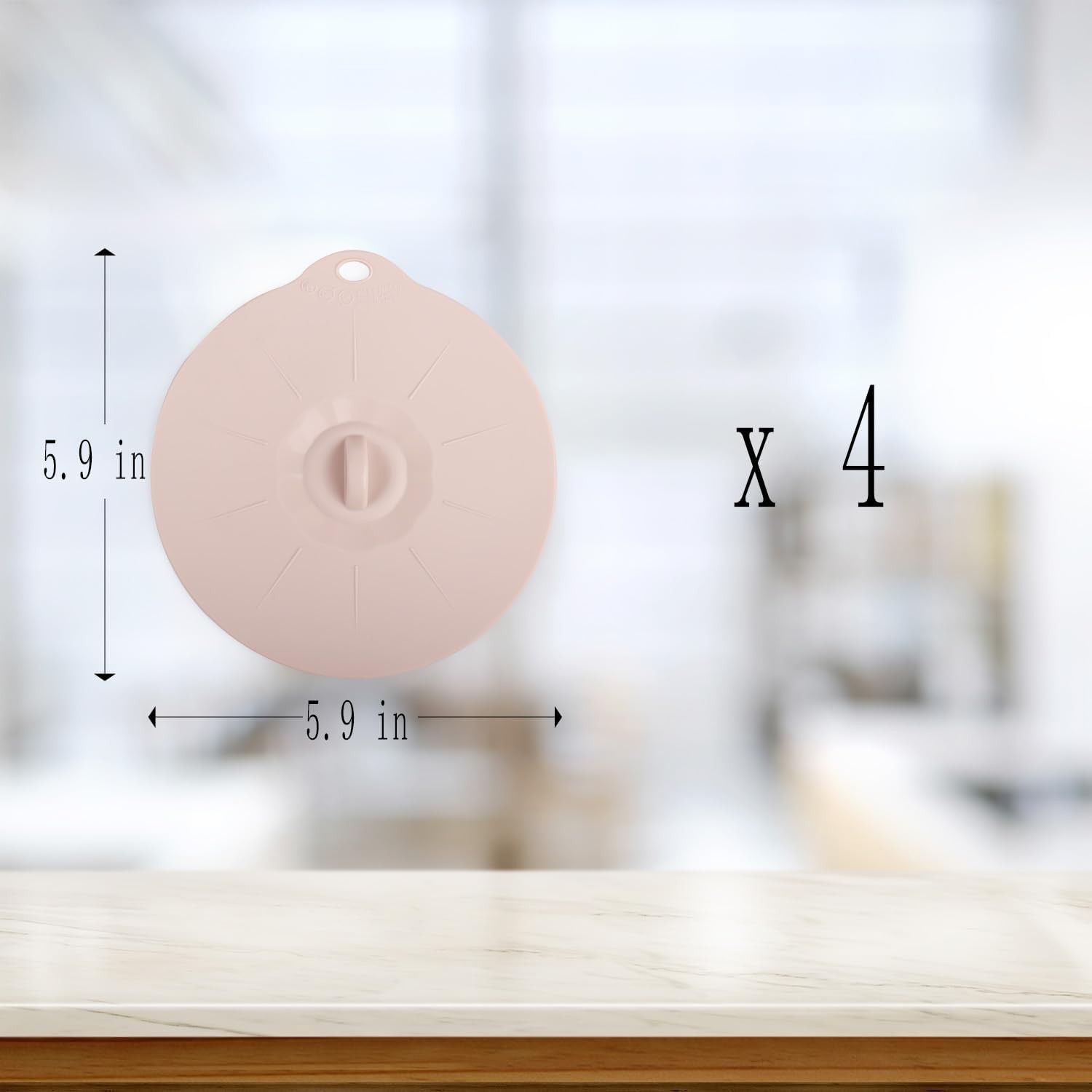 4"-12" Silicone Lids for Cups Bowls Plates Pans, Microwave S-5.9", Pink 