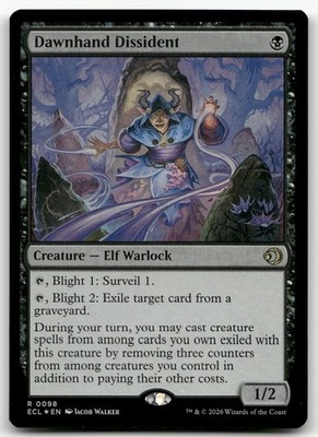 Dawnhand Dissident #98 (Foil) (NM) Lorwyn Eclipsed ECL Magic MTG