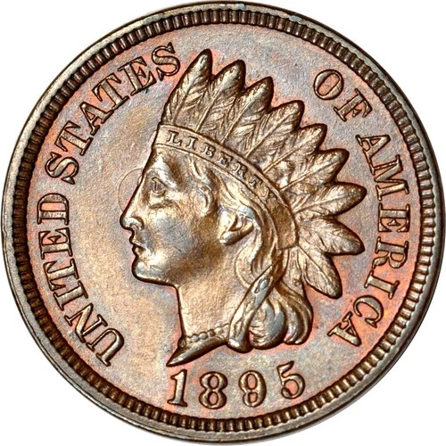 1895 1C Indian Head Cent UNC BN K18918