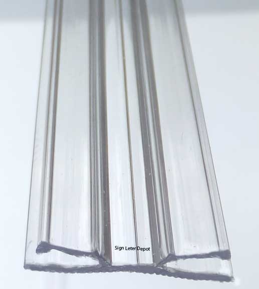 Sign Letter Track for flexible Plastic Letters 10 piece set eBay