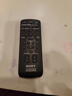 Remote RM-AMU009 For SONY Mini Hi-Fi Component System HCD-HX50BTR CMT-LX20i
