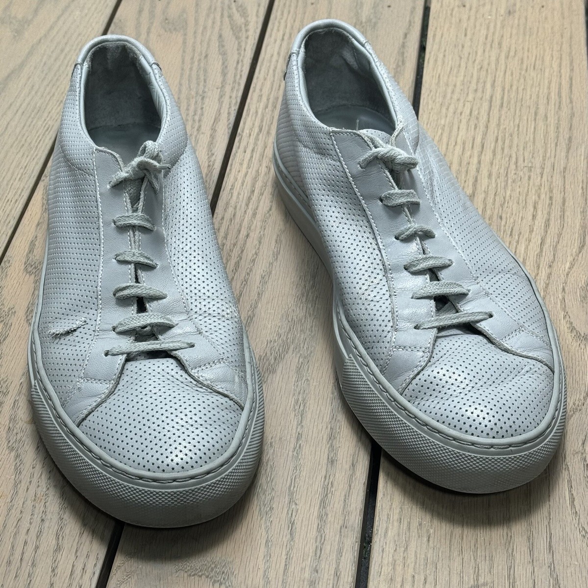 Common Projects Original Achilles Low Hight Gray Leather Men\'s Sneakers Sz 43 Common Projects Original Achilles Low 1528 Smoke – Frans  main image 2
