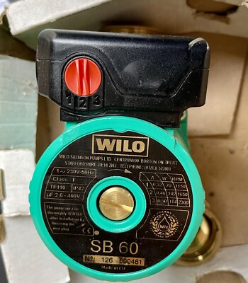 Wilo SB60 (180) HEISSWASSERSERVICE UMWÄLZGERÄT 240V #3335