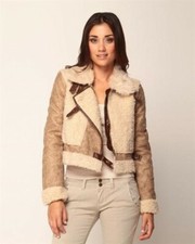 Urban Behaviour Faux Leather, Faux Fur & Fleece Jacket, Uk-10, Us-m