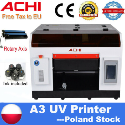 A3 UV-Drucker 6Color 1390 Druckerkopf Für flache zylindrische 3D-Prägung Poland