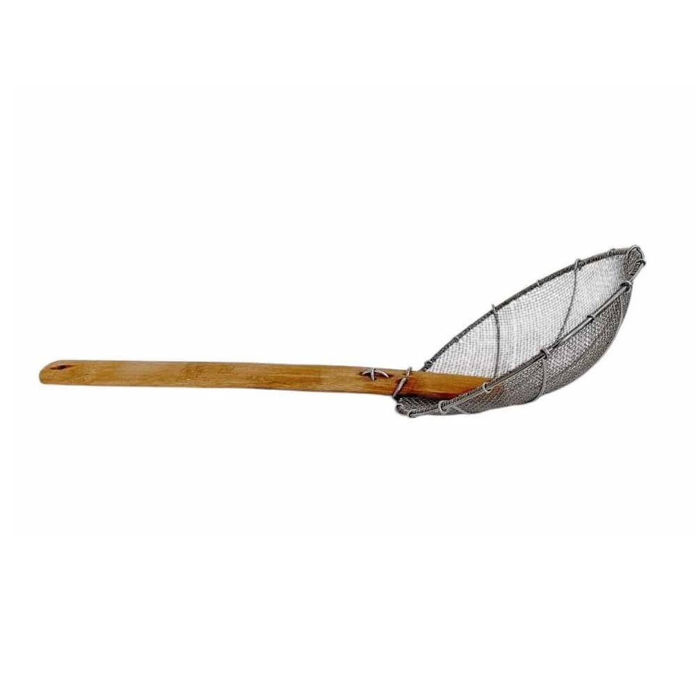 Stainless Steel Double Mesh Wire Strainer Skimmer Ladle, Kitchen Utensils 8"
Opens in a new window o