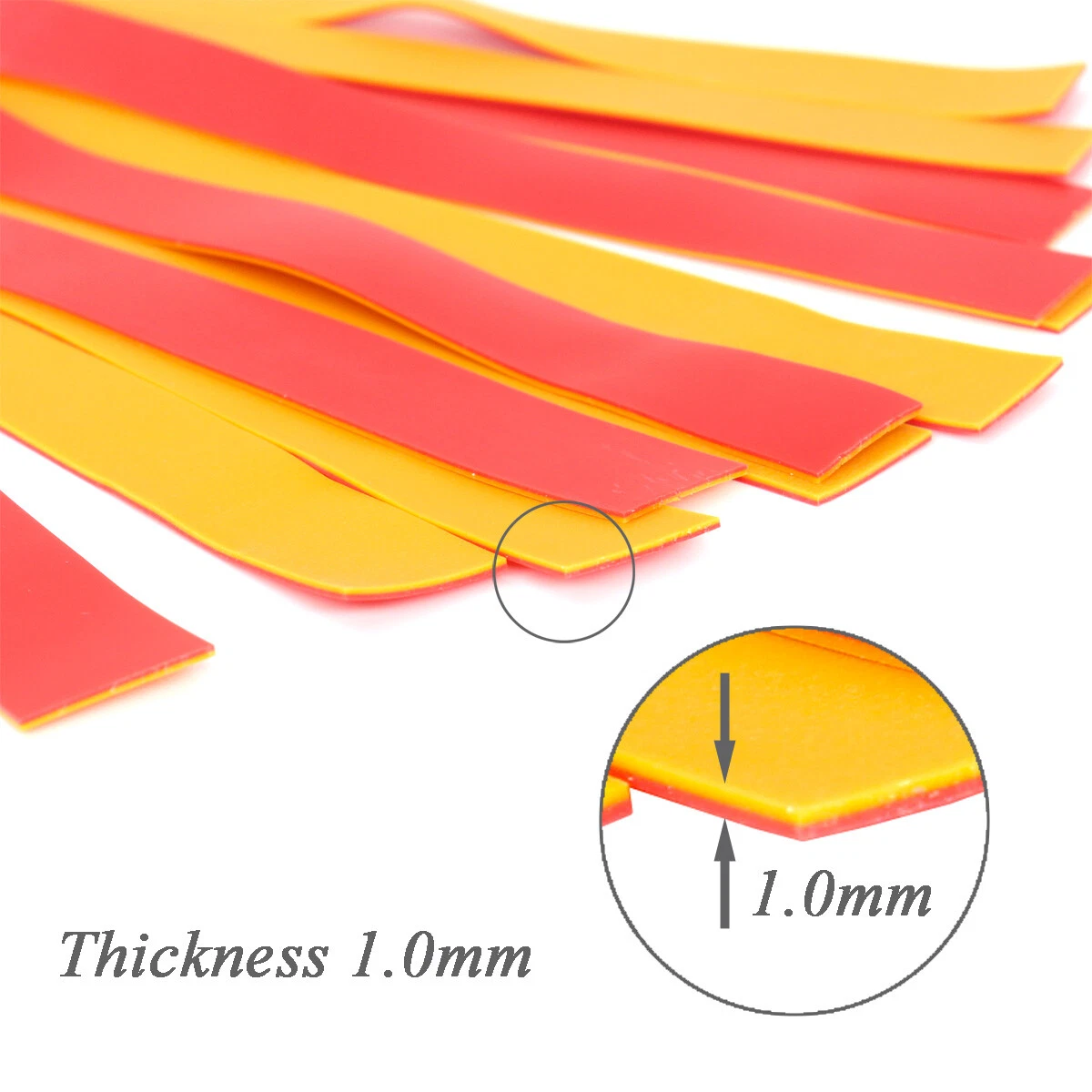 10pcs Slingshot Flat Band Outdoor Hunting Atex Tube Red, 45 OFF