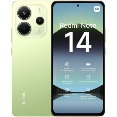 Xiaomi Redmi Note 14   256GB 8GB  6,67 Zoll 120Hz AMOLED 108MP 5500mAh 33W NFC