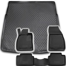 Gummi Kofferraumwanne Fußmatten Set für Opel Insignia A Caravan  Laderaumwanne