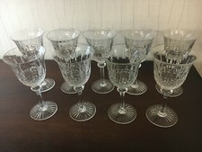 21  verres à eau modèle Tommy en cristal de Saint Louis (prix à la pièce)