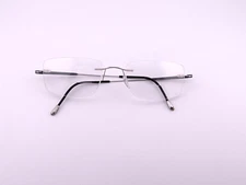 Silhouette Eyeglasses, Frames Only, Silver/Black, ..-19-135, Titanium, Austria