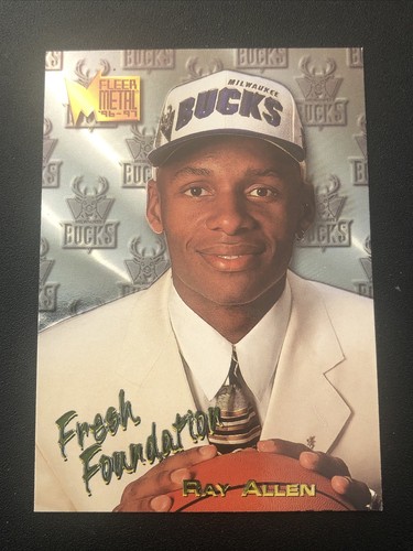 Ray Allen #136 1996 Fleer Metal card