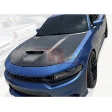 For 2015-2023 Dodge Charger Srt Style Vented Carbon Fiber Hood