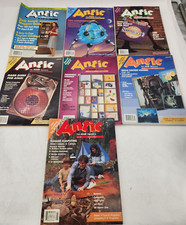 Antic the Atari Resource Vintage Magazine Lot of 7 1985 & 1986