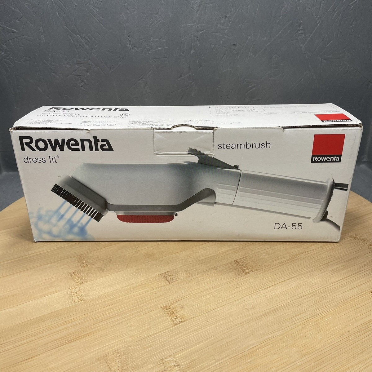 ROWENTA Dress Fit Steambrush DA-55 Steam Brush Travel Dress Garment Steamer  | eBay