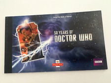 Royal Mail Book 50 Years of Doctor Who Commemorative Stamp Book 2013