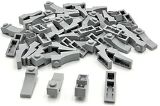 Lego 50 New Light Bluish Gray Arches 1 x 3 Stud Inverted Curved Pieces Parts