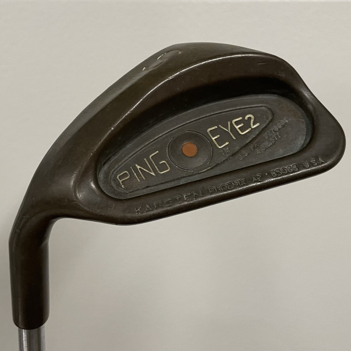 1988 PING Eye 2 Beryllium Copper Sand Wedge SW Left LH brown dot