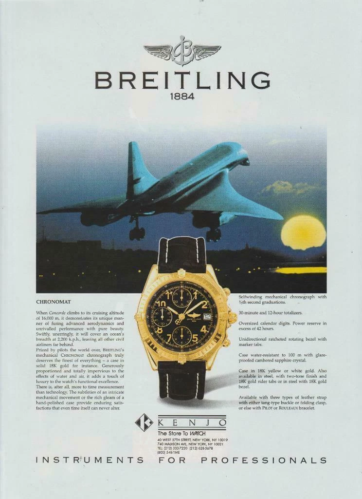 Breitling concorde clearance