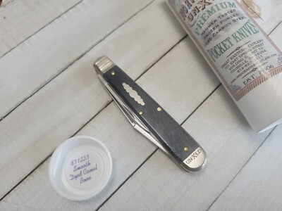 Great Eastern Cutlery #87 English Jack Smooth Dyed Camel Bone Northfield GEC