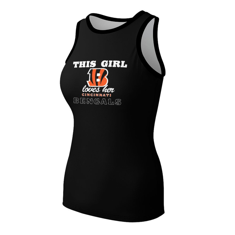 "This Girl Loves Her"Cincinnati Bengals Women's Tank Top Sleeveless T