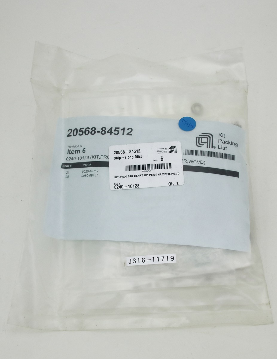 11719 APPLIED MATERIALS KIT, PROCESS START UP PER CHAMBER, WCVD