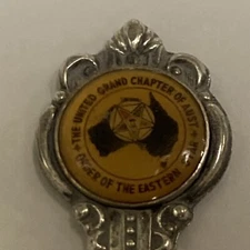 OES The United Grand Chapter Of Australia Vintage Souvenir Spoon Collectible