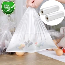 12x20 Clear Plastic Produce Bags 350 / Roll Kitchen Food Storage Bag Supermarket