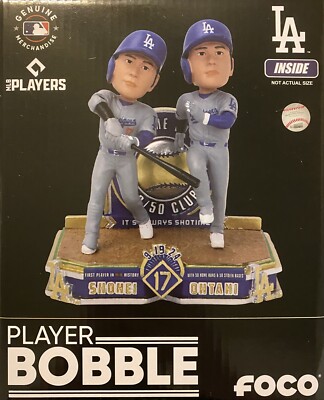 その他 SHOHEI OHTANI LA DODGERS MINI BAT Shohei Ohtani x LA Dodgers x Cartoon Pillbox Mini Souvenir