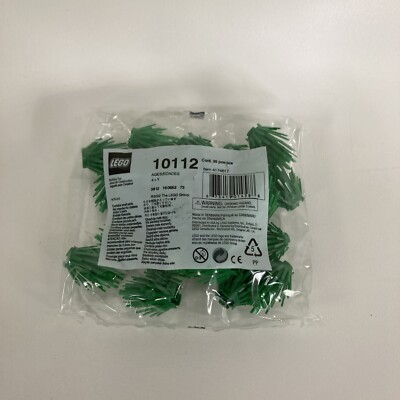 VINTAGE SEALED Lot 10112 25 LEGO Plant Series Prickly Bush GREEN