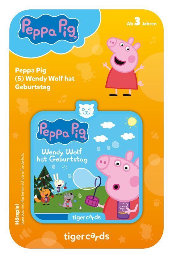 Tiger Media Свинка Пеппа 5 Венди в шляпе с волком герб Гебуртштага 4490₽
