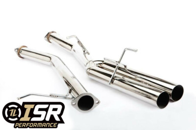ISR Performance 4'' EP Straight Pipes Dual Tip Exhaust for Nissan S14 240sx New