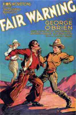 Fair Warning 1931 01 Film A4 Plakat Druck 10x8