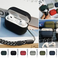 Cloth Pattern Shockproof Rugged Anti-fall Case Cover For Airpods 3 2 1 Pro2/1