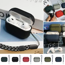 Cloth Pattern Shockproof Rugged Anti-fall Case Cover For Airpods 3 2 1 Pro2/1 